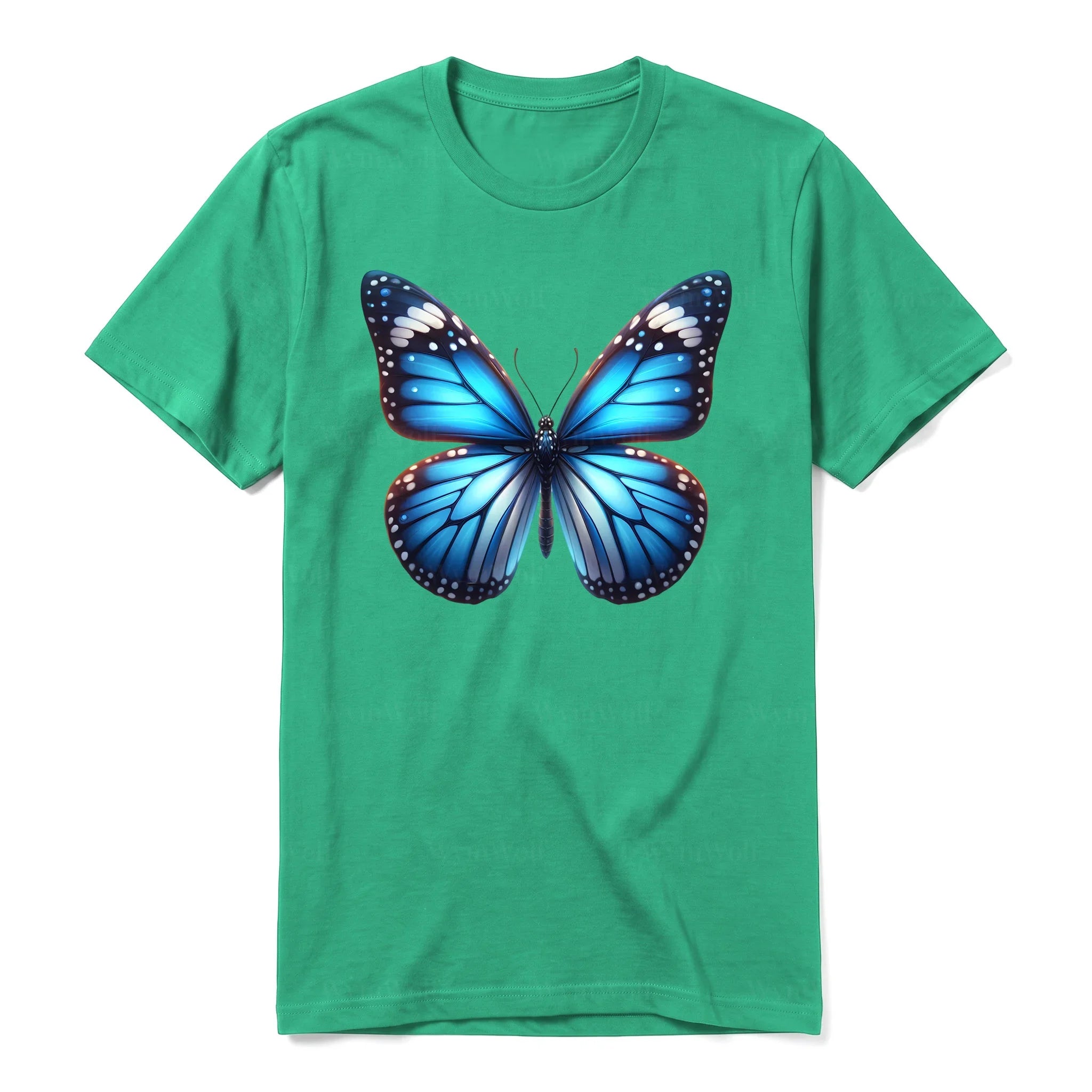 A kelly short-sleeve crewneck t-shirt for adult featuring a graphic of a arthropods animal on the front.
