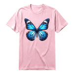 A pink short-sleeve crewneck t-shirt for adult featuring a graphic of a arthropods animal on the front.