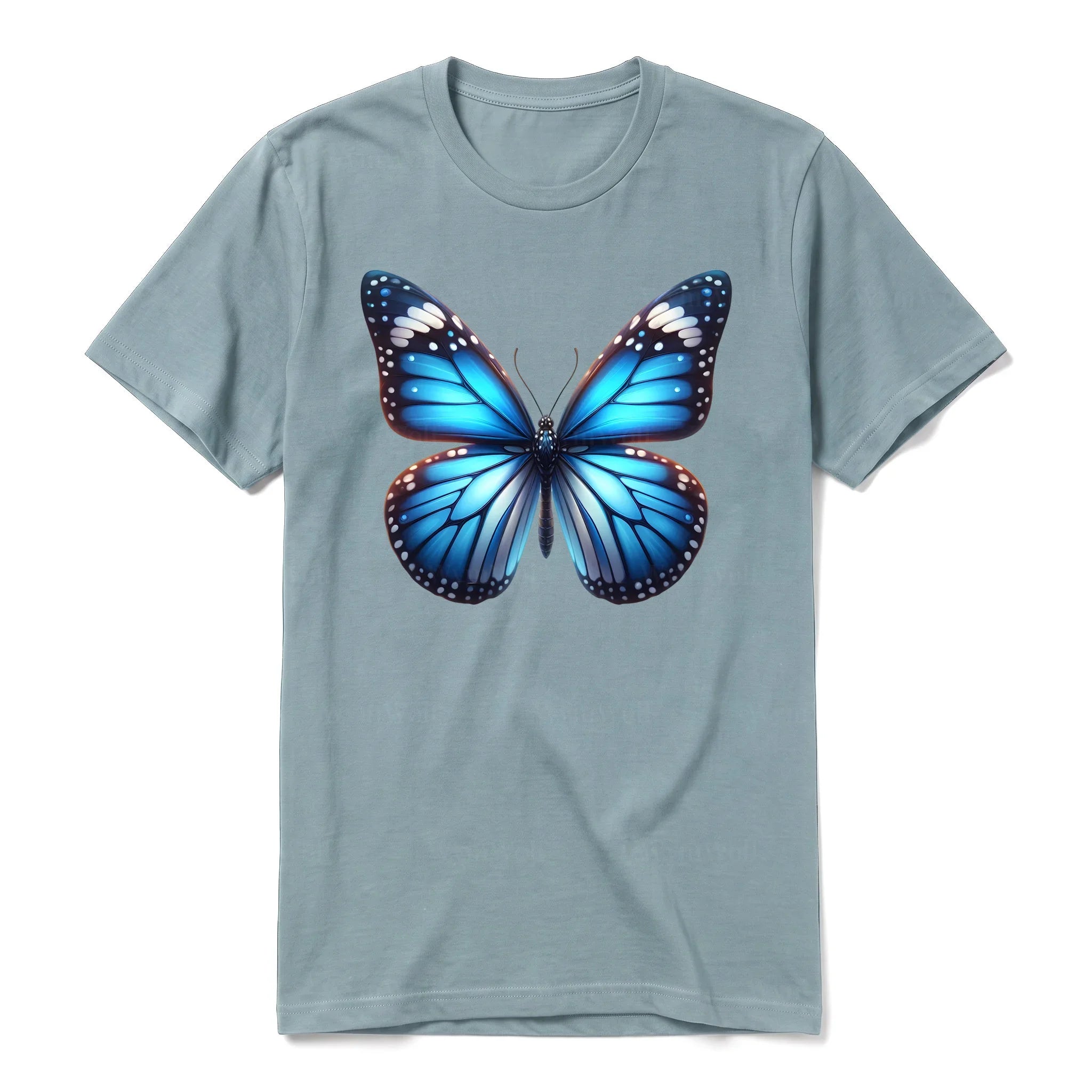 A sage short-sleeve crewneck t-shirt for adult featuring a graphic of a arthropods animal on the front.