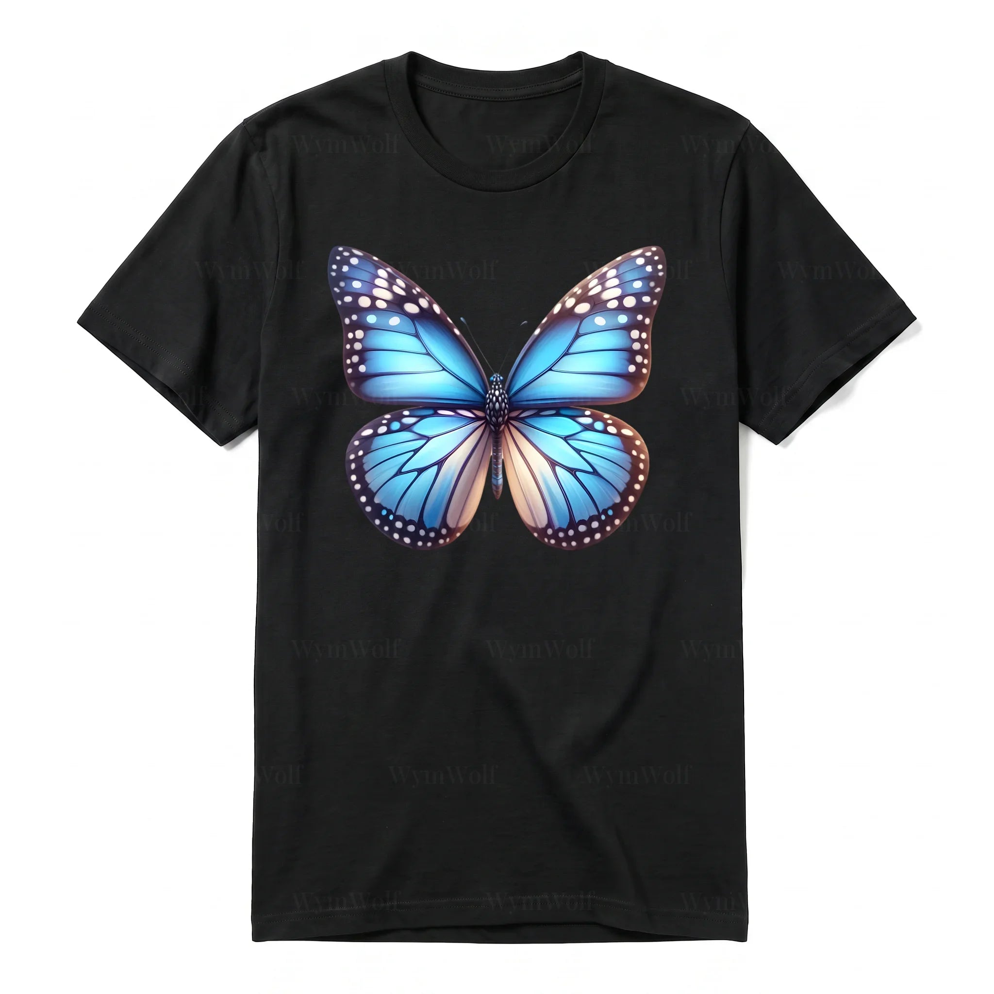 A black short-sleeve crewneck t-shirt for adult featuring a graphic of a arthropods animal on the front.