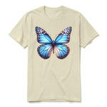 A latte short-sleeve crewneck t-shirt for adult featuring a graphic of a arthropods animal on the front.