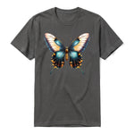 A charcoal short-sleeve crewneck t-shirt for adult featuring a graphic of a arthropods animal on the front.