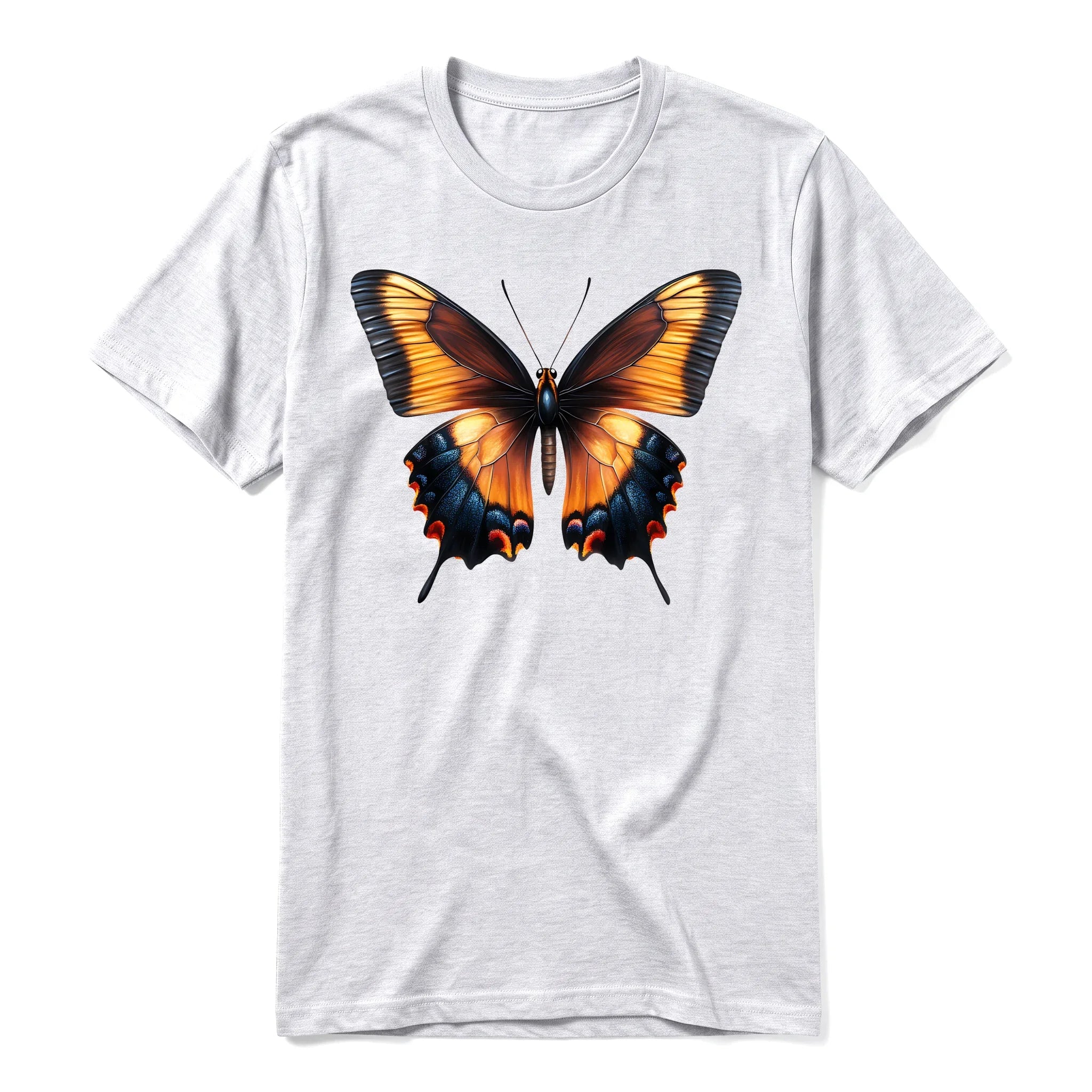 A ash grey short-sleeve crewneck t-shirt for adult featuring a graphic of a arthropods animal on the front.