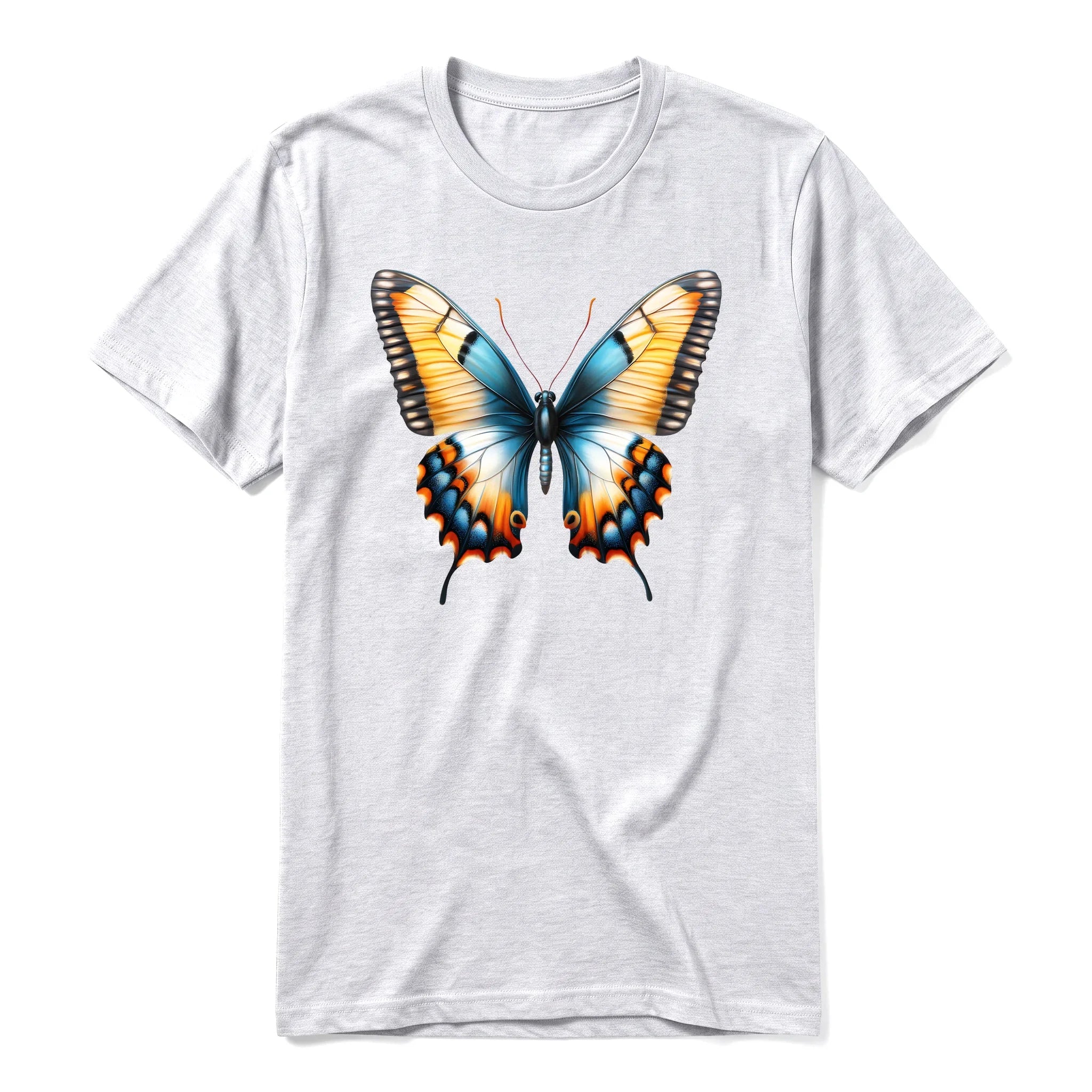 A ash grey short-sleeve crewneck t-shirt for adult featuring a graphic of a arthropods animal on the front.