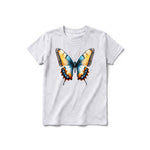 A ash grey short-sleeve crewneck t-shirt for youth featuring a graphic of a arthropods animal on the front.