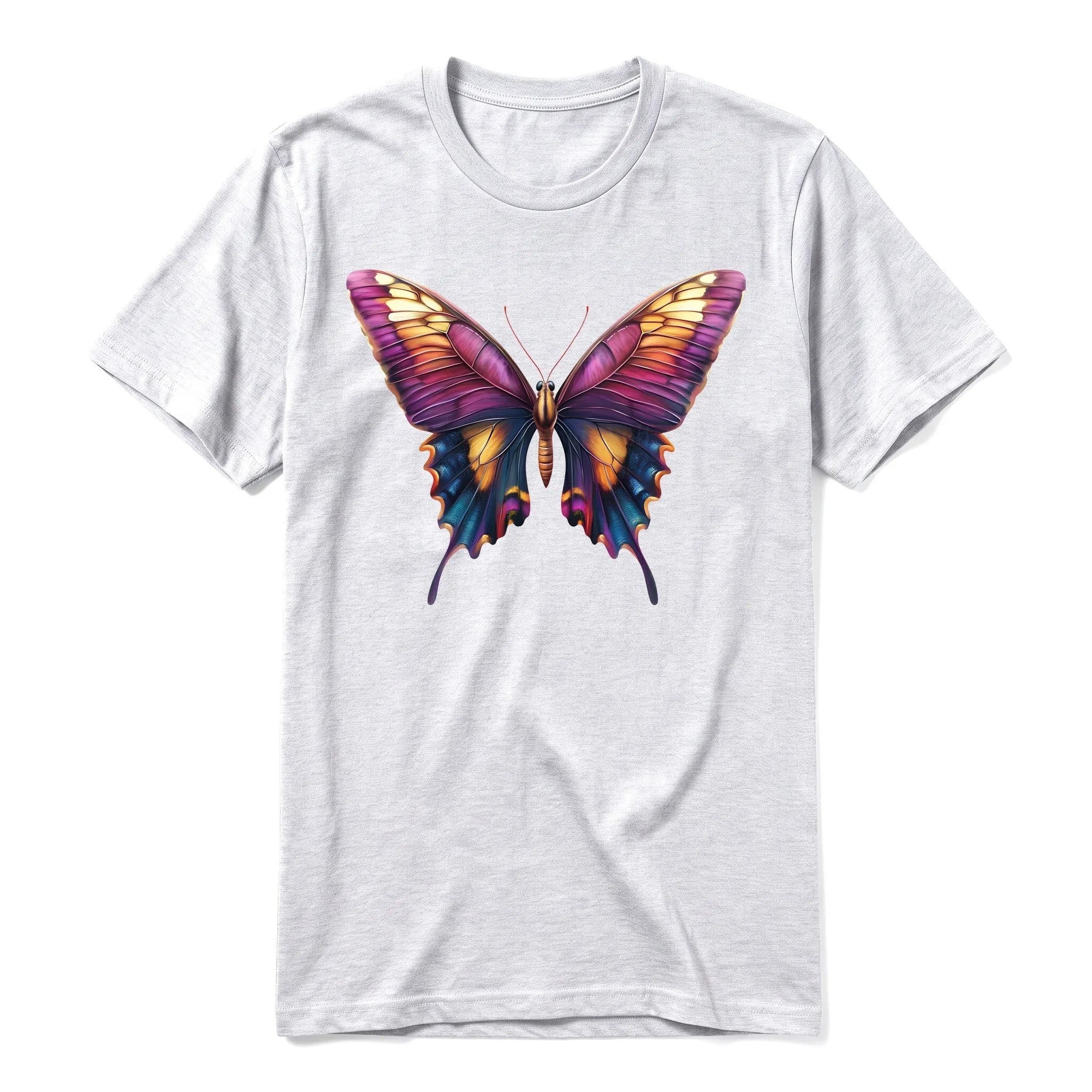 A ash grey short-sleeve crewneck t-shirt for adult featuring a graphic of a arthropods animal on the front.