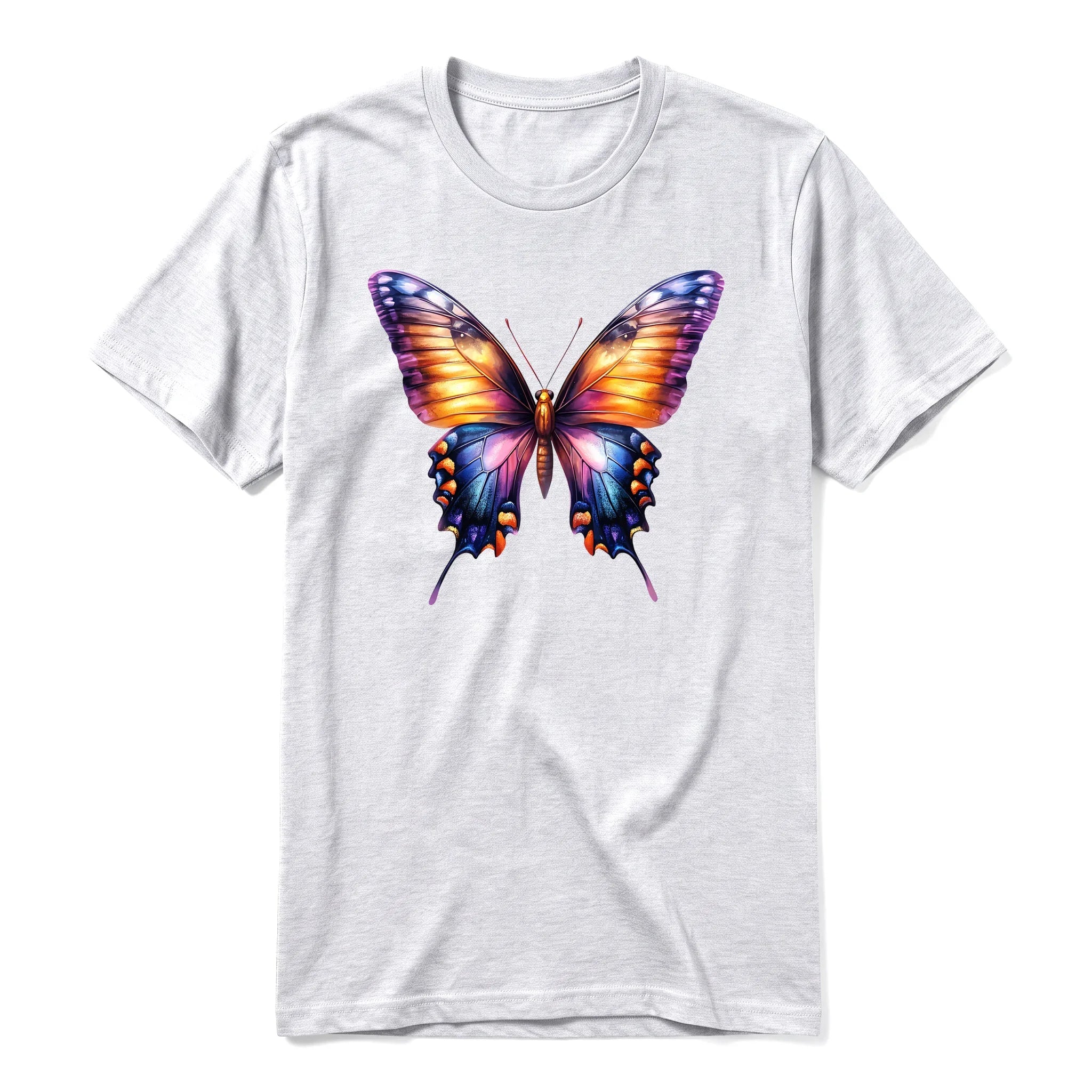 A ash grey short-sleeve crewneck t-shirt for adult featuring a graphic of a arthropods animal on the front.