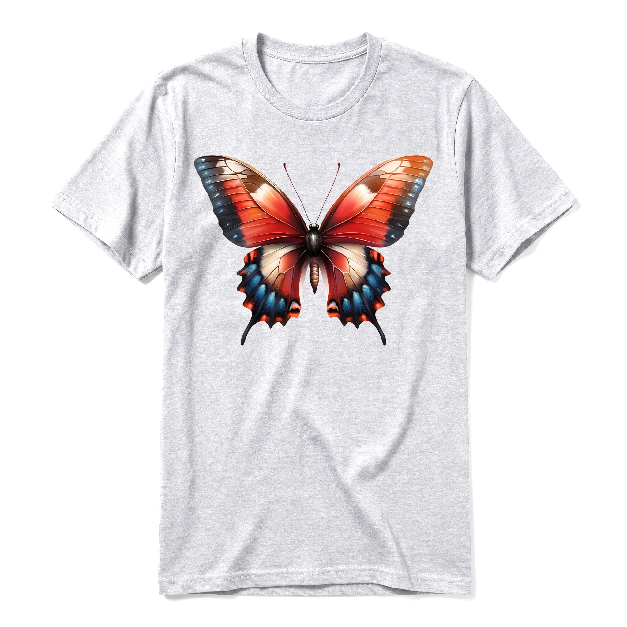 A ash grey short-sleeve crewneck t-shirt for adult featuring a graphic of a arthropods animal on the front.