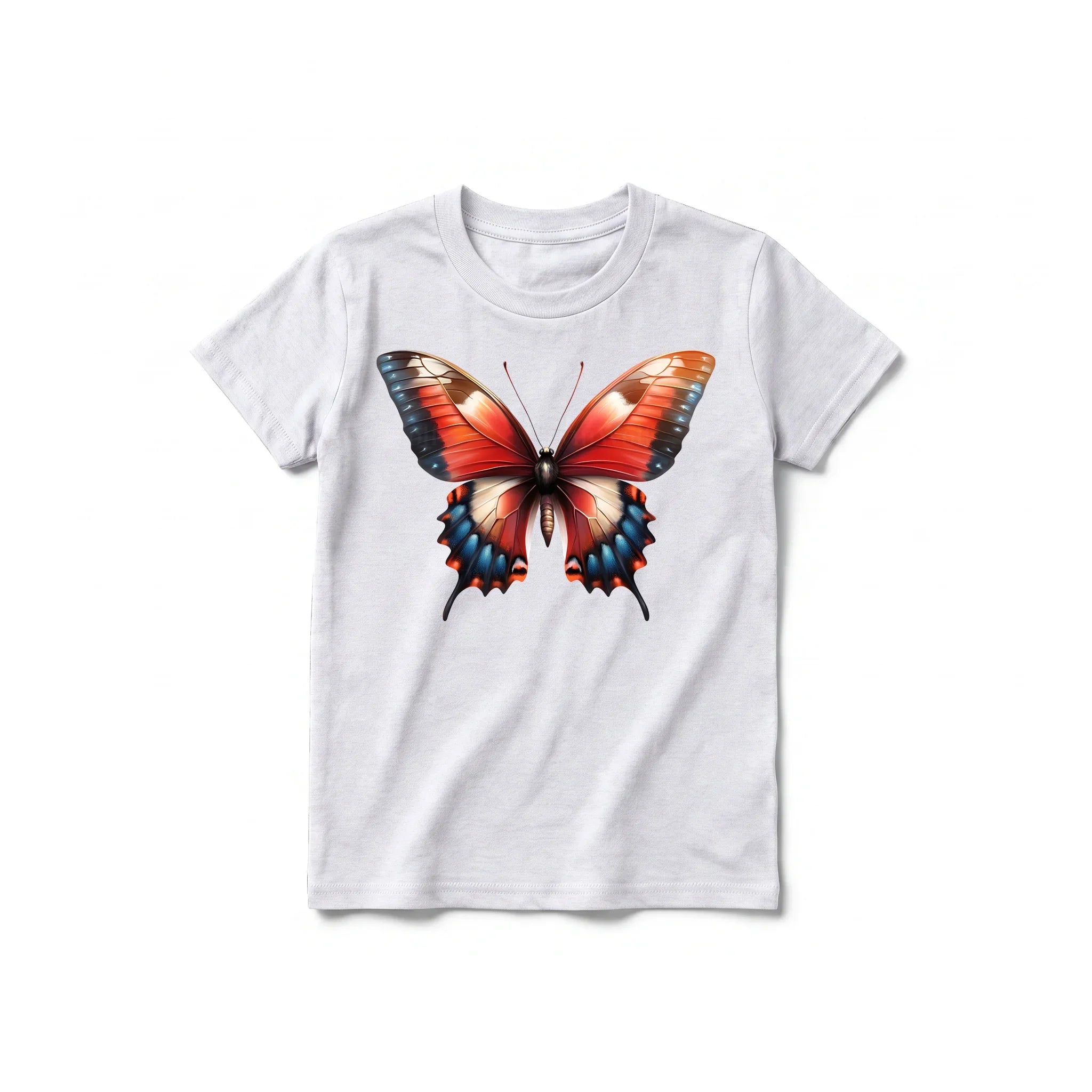 A ash grey short-sleeve crewneck t-shirt for youth featuring a graphic of a arthropods animal on the front.