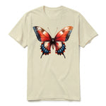 A latte short-sleeve crewneck t-shirt for adult featuring a graphic of a arthropods animal on the front.