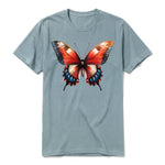 A sage short-sleeve crewneck t-shirt for adult featuring a graphic of a arthropods animal on the front.