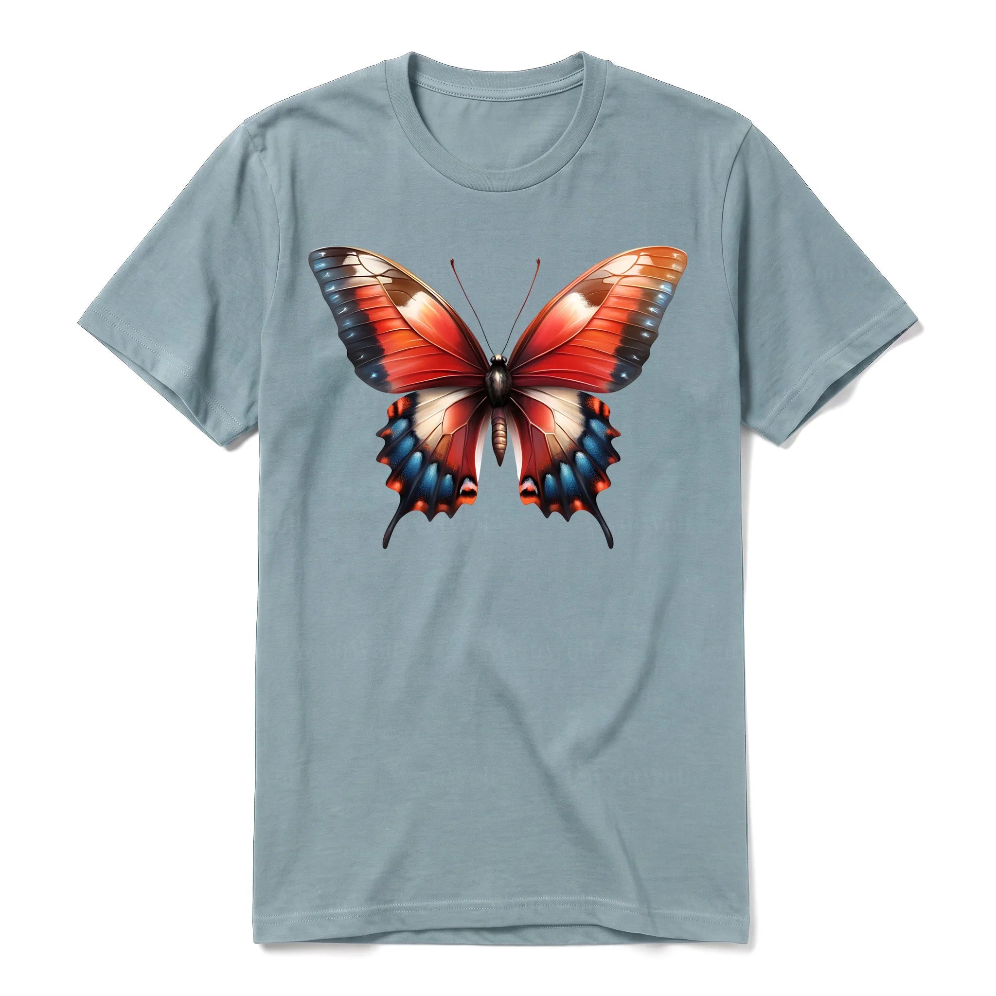 A sage short-sleeve crewneck t-shirt for adult featuring a graphic of a arthropods animal on the front.