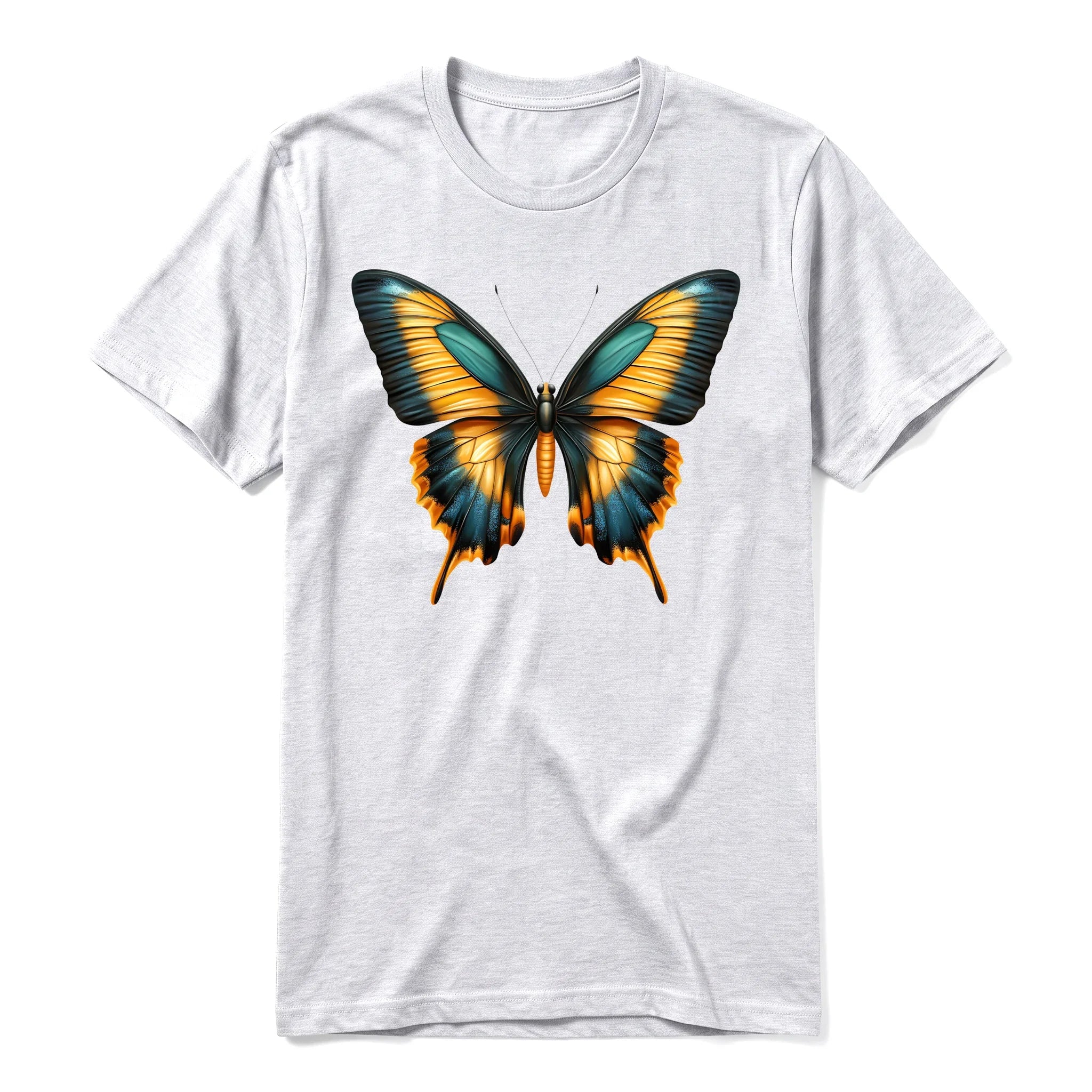 A ash grey short-sleeve crewneck t-shirt for adult featuring a graphic of a arthropods animal on the front.