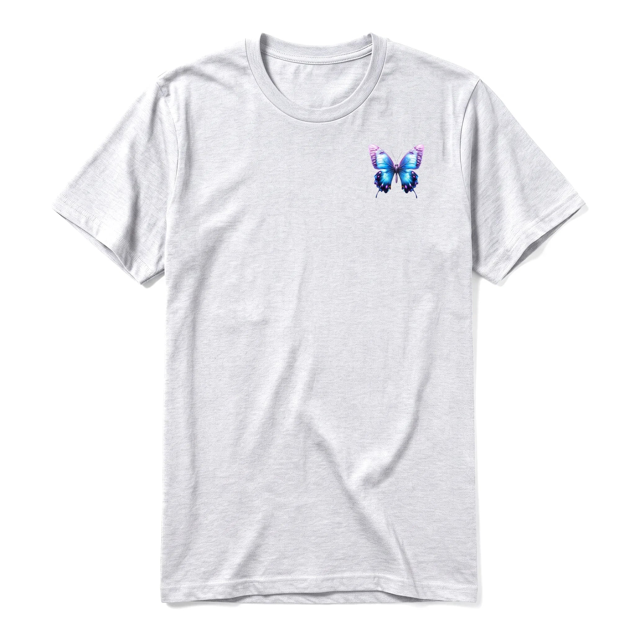 A ash grey short-sleeve crewneck t-shirt for adult featuring a graphic of a arthropods animal on the left chest.