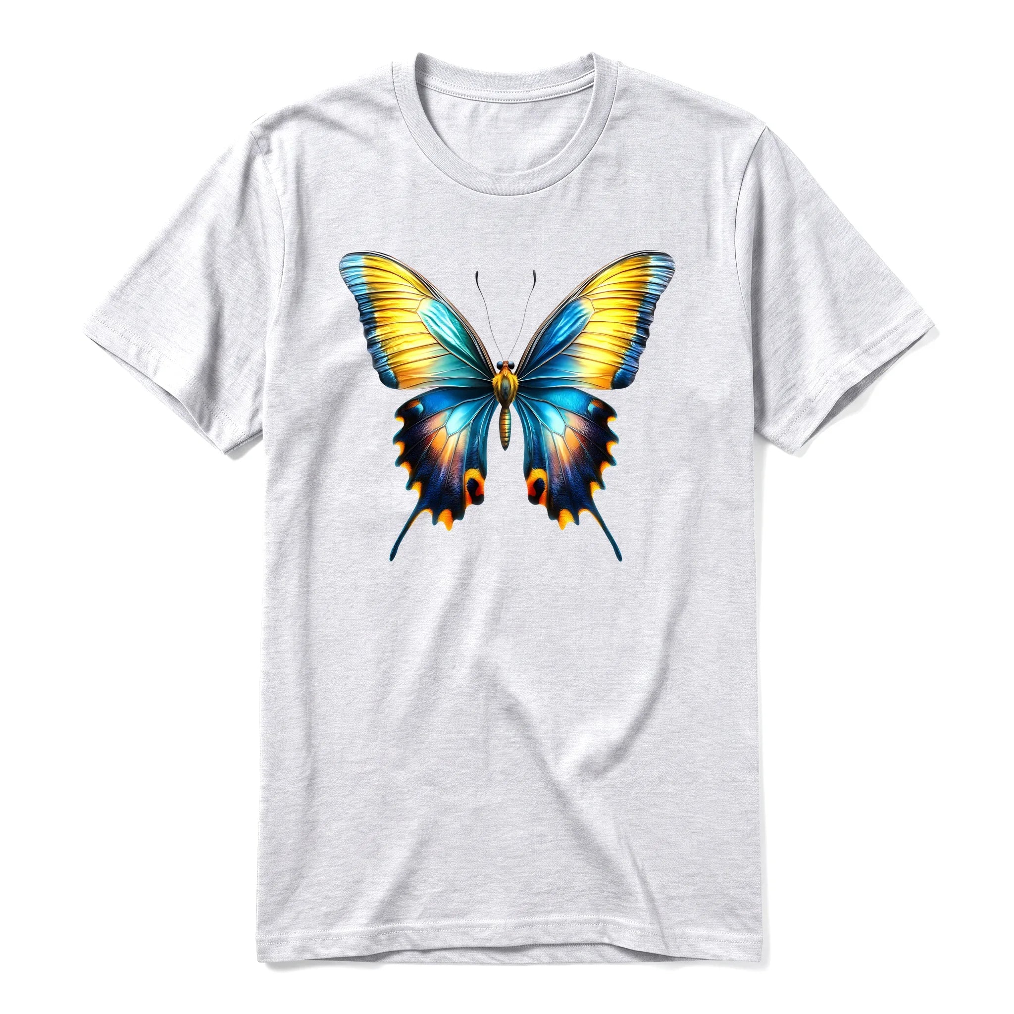 A ash grey short-sleeve crewneck t-shirt for adult featuring a graphic of a arthropods animal on the front.