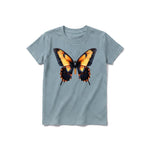 A sage short-sleeve crewneck t-shirt for youth featuring a graphic of a arthropods animal on the front.