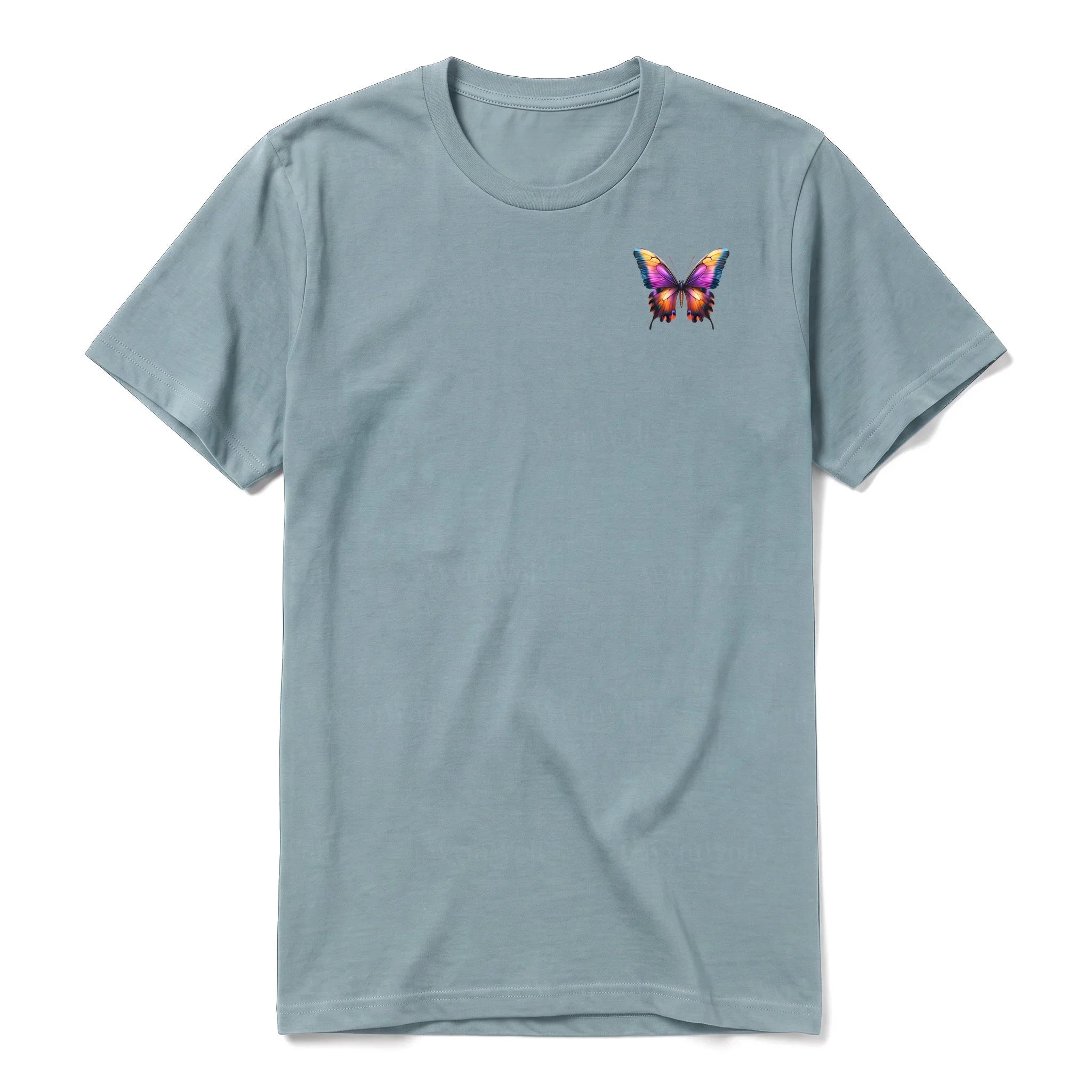 A sage short-sleeve crewneck t-shirt for adult featuring a graphic of a arthropods animal on the left chest.