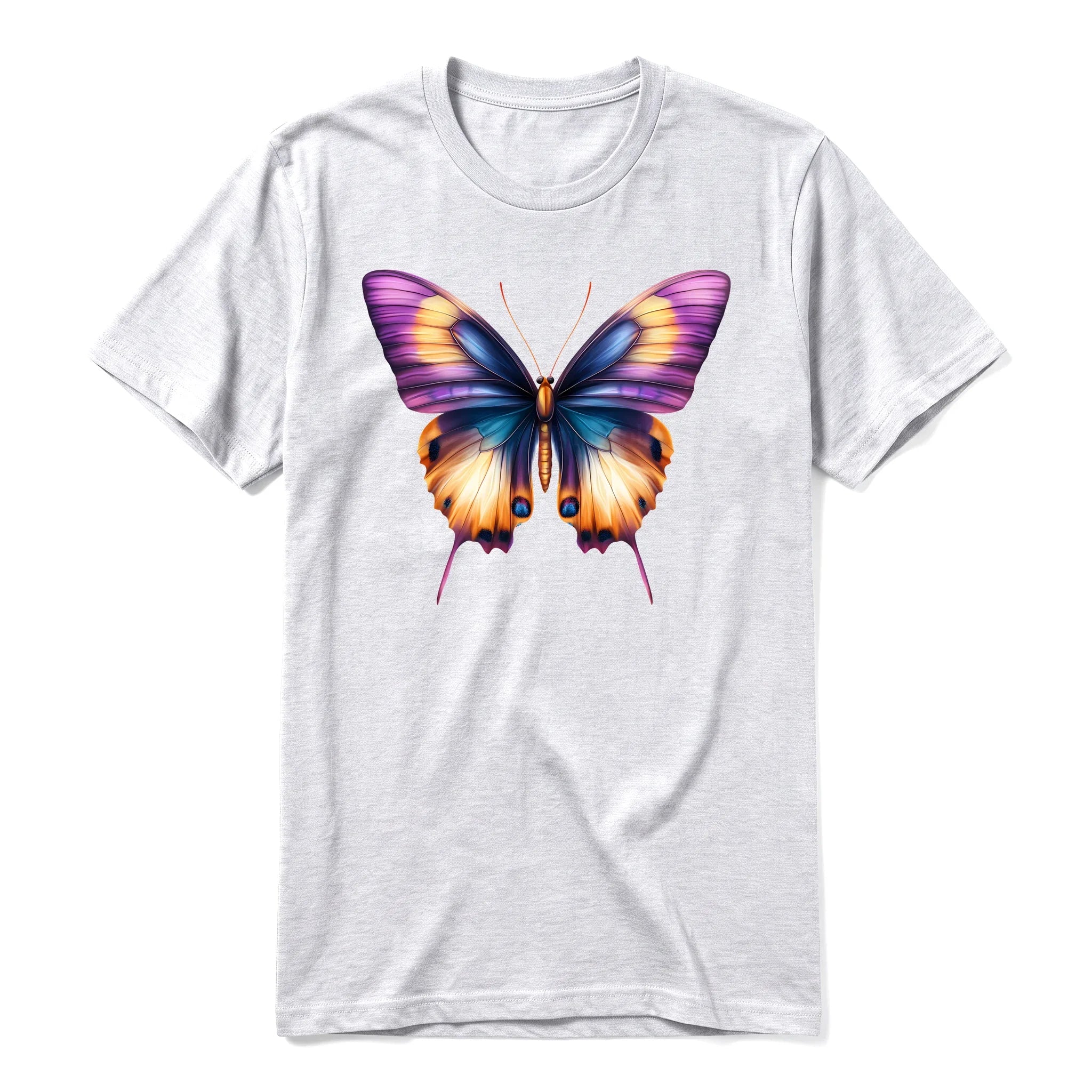 A ash grey short-sleeve crewneck t-shirt for adult featuring a graphic of a arthropods animal on the front.