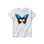 A ash grey short-sleeve crewneck t-shirt for youth featuring a graphic of a arthropods animal on the front.