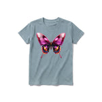 A sage short-sleeve crewneck t-shirt for youth featuring a graphic of a arthropods animal on the front.