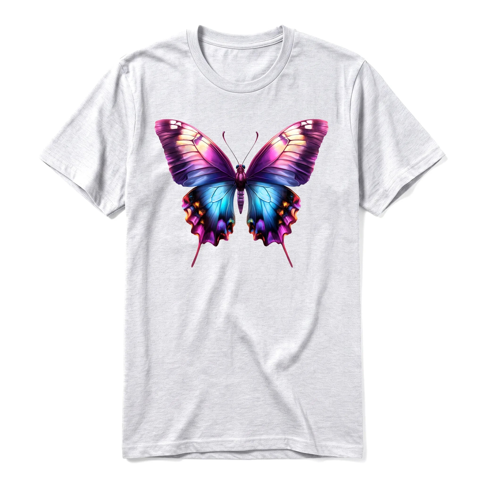 A ash grey short-sleeve crewneck t-shirt for adult featuring a graphic of a arthropods animal on the front.