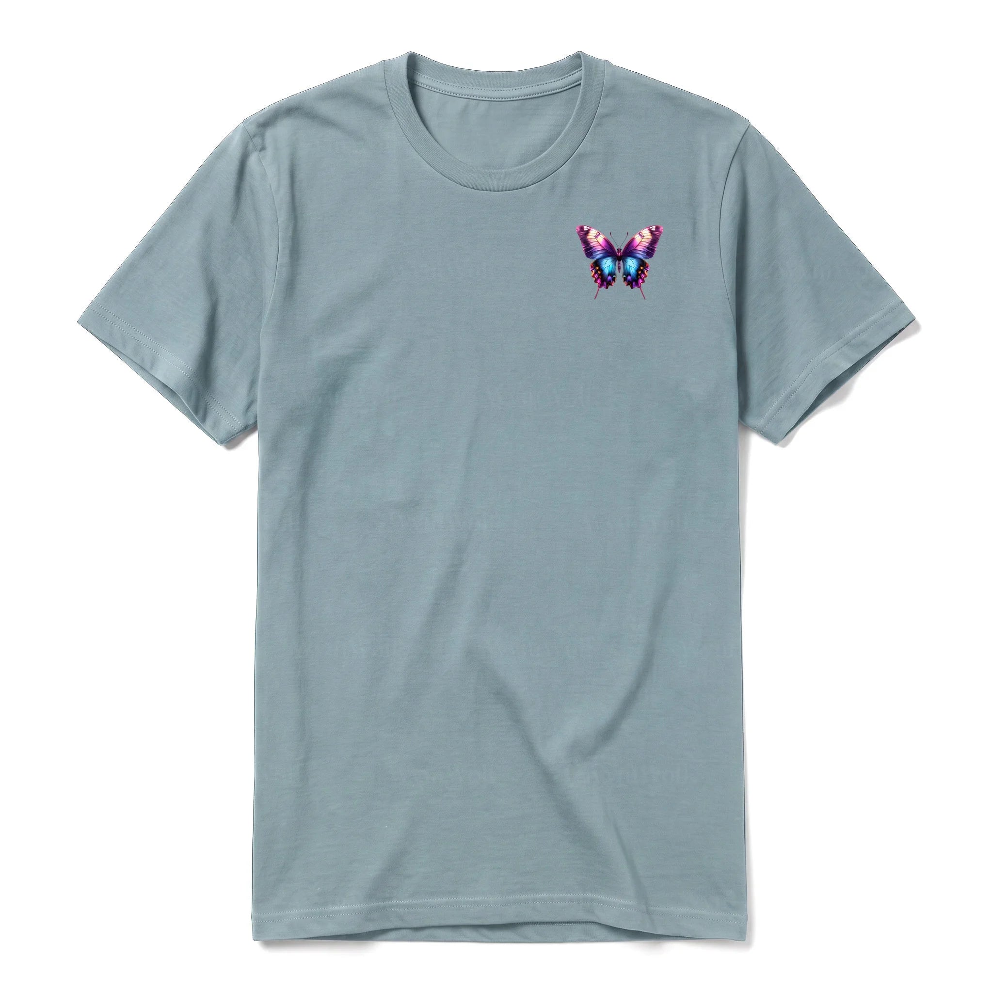 A sage short-sleeve crewneck t-shirt for adult featuring a graphic of a arthropods animal on the left chest.