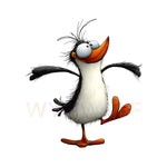 WymWolf Quirky Bird graphic 0045