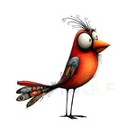 WymWolf Quirky Bird graphic 0013