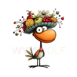 WymWolf Quirky Bird graphic 0032