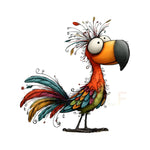 WymWolf Quirky Bird graphic 0049